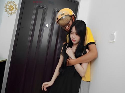 Cô chủ nhỏ say xỉn làm tình với anh shipper